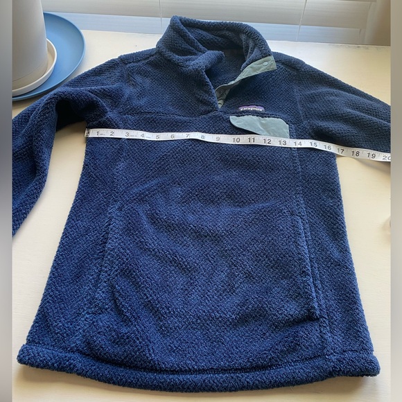 Patagonia Navy Snap T fleece pullover size XS - Picture 10 of 11